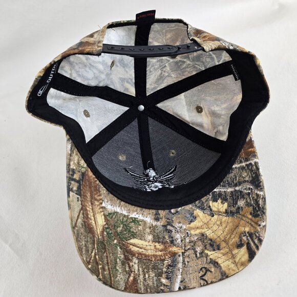 Realtree Edge Camo Hat Mens Adjustable Snapback Green Brown Team RWB Veterans - Picture 6 of 8